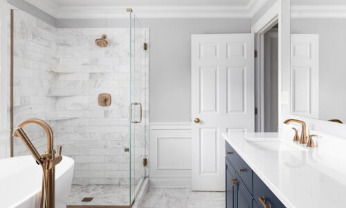 professional bathroom remodel work