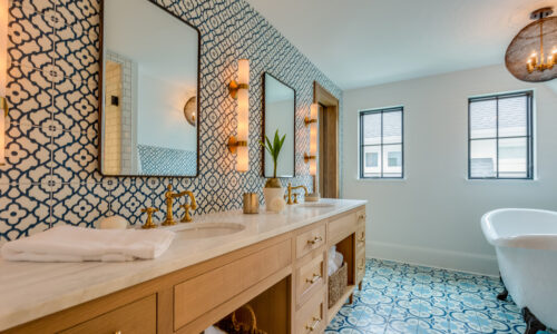 bathroom remodel project