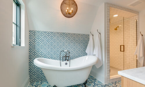 fresh bathroom makeover