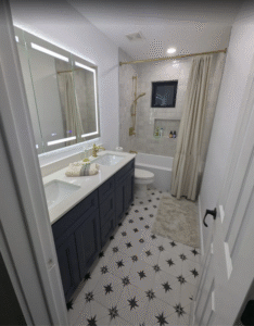 professional bathroom remodel work