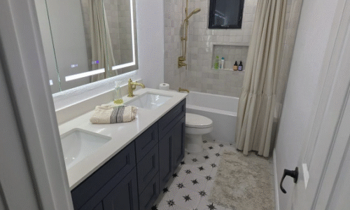 professional bathroom remodel work