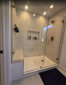 fresh bathroom makeover